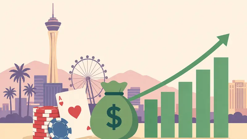 Pendapatan April Las Vegas Mencapai Puncak, Kunjungan Turis dan Penerbangan Merosot